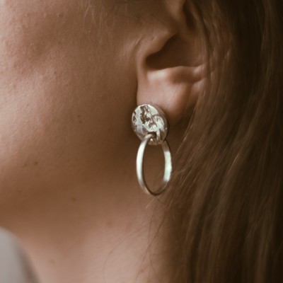 Moon earrings
